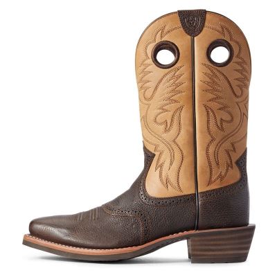 Ariat Heritage Roughstock - Western Laarzen Bruin / Chocola Heren - 18445-018